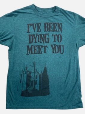 Disney Parks Teal Short Sleeve Haunted Mansion